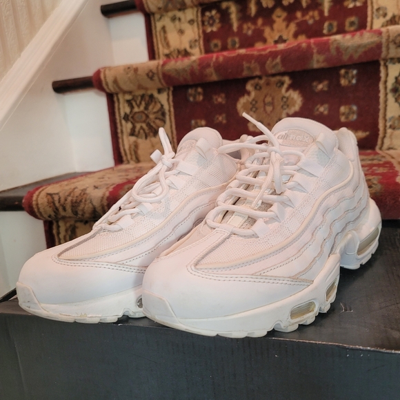 Nike Other - Nike Air Max 95 Premium Triple White (Unisex)